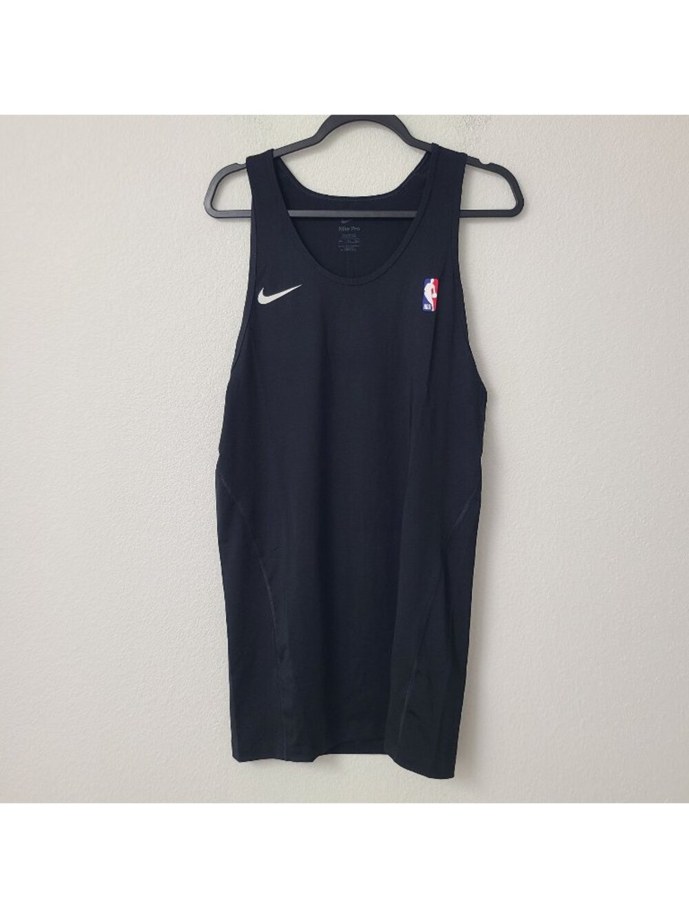 NEW Nike Pro NBA Player Issue Breathe Tank Top AA0785-010 Size 2XL-Tall Black